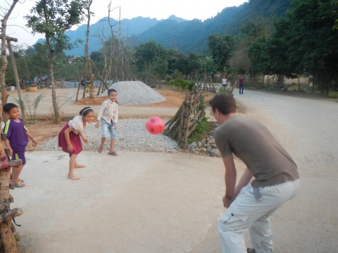 Phong Nha volleybal spelen