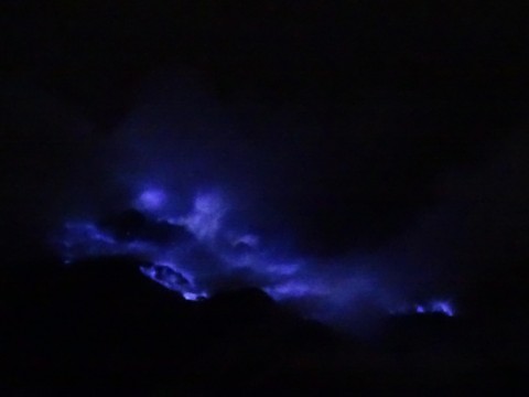 Blue fire van Ijen